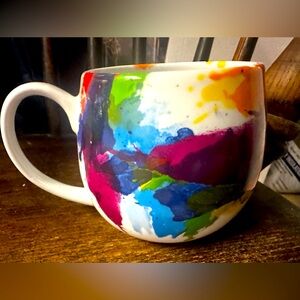 Abstract Splatter Paint Mug